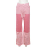2023 Women's Casual Color-block Denim Jacket