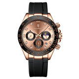 Luxury Watch for Men Chronograph Waterproof Luminous Date Man Wristwatch Stainless Steel Men'S Watches Quartz Clock+Box